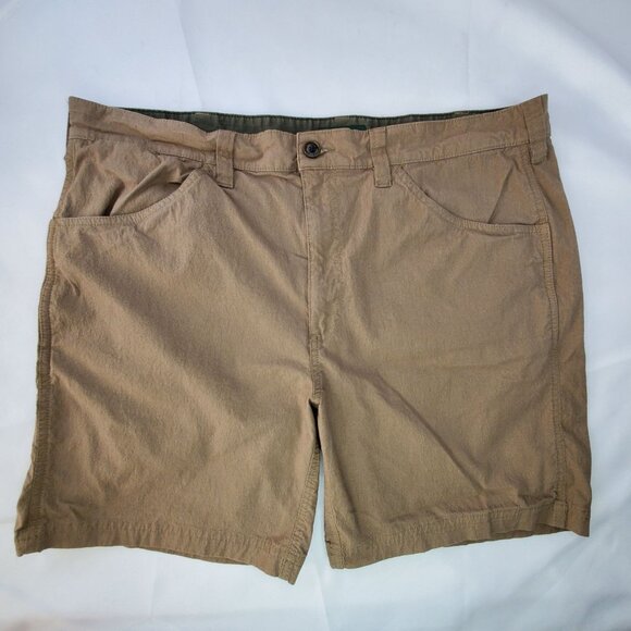 Orvis Mens Size 40 Khaki Shorts Hiking Camping Outdoor Adventure Gorpcore - Picture 1 of 8